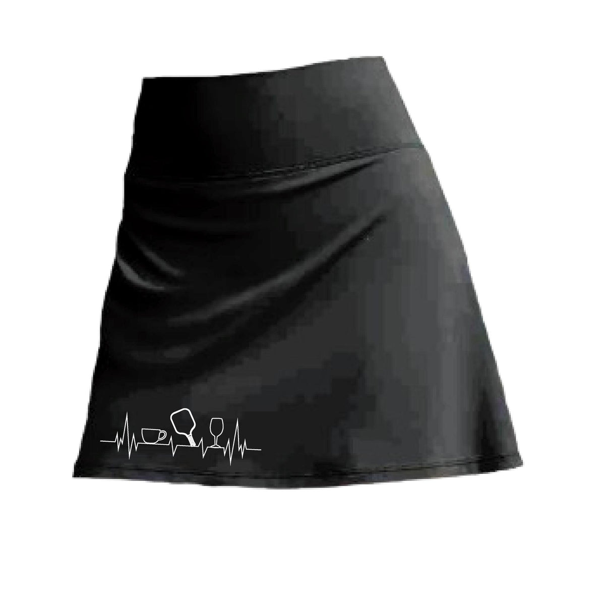 Custom Two Skorts Set (Black & Grey) | Pickleball Women’s Skorts | High-Performance Skorts with Shorts and Pockets