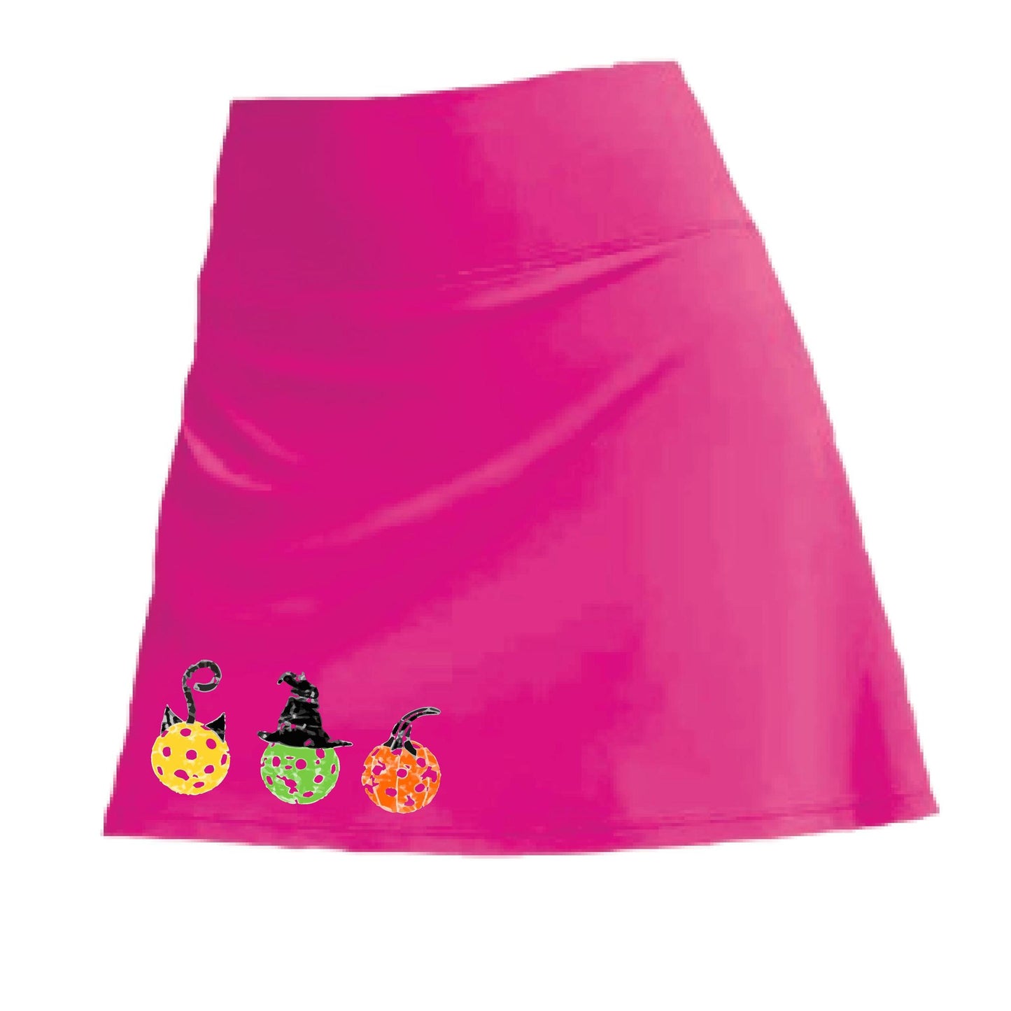 Custom Two Skorts Set (Pink & Blue) Halloween Designs | Pickleball Women’s Skorts | High-Performance Skorts with Shorts and Pockets