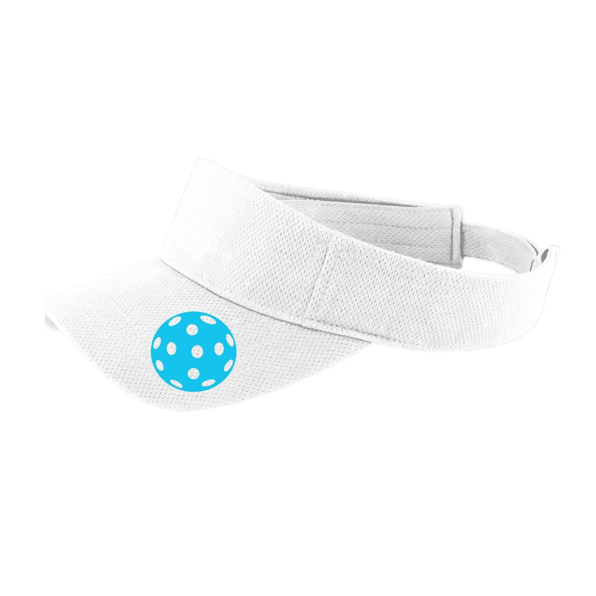 Cyan Pickleball (Customizable) | Pickleball Visors | Moisture Wicking 100% Polyester