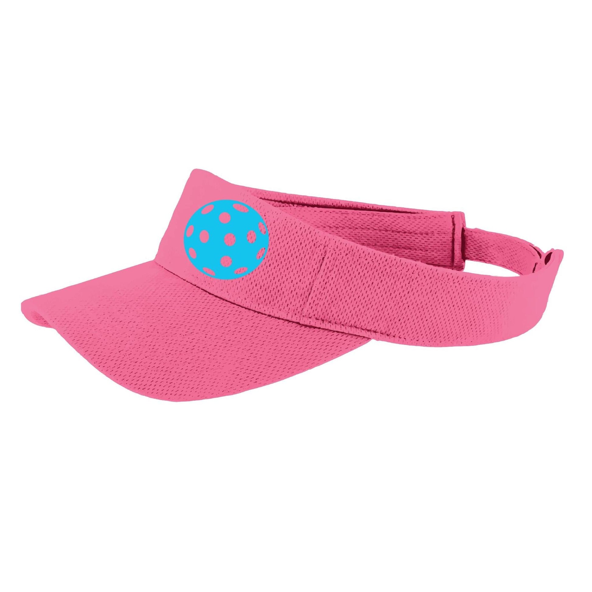 Cyan Pickleball (Customizable) | Pickleball Visors | Moisture Wicking 100% Polyester