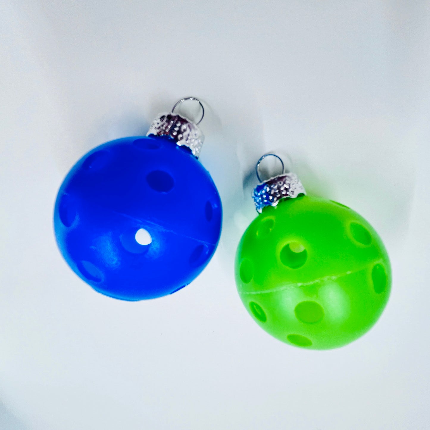 Set of 12 Mini Pickleball Christmas Ornaments | Pickleball Christmas Gifts And Decor