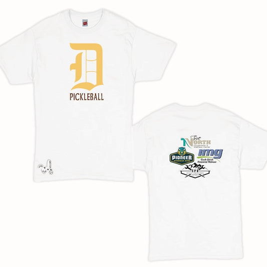 Davis High USHPA | Men's Short Sleeve White Crewneck T-Shirts | 100% Polyester