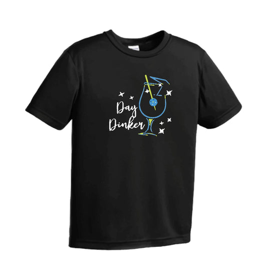 Day Dinker Pickleball Olive | Men's Short Sleeve Athletic Performance T-Shirt | 100% Polyester