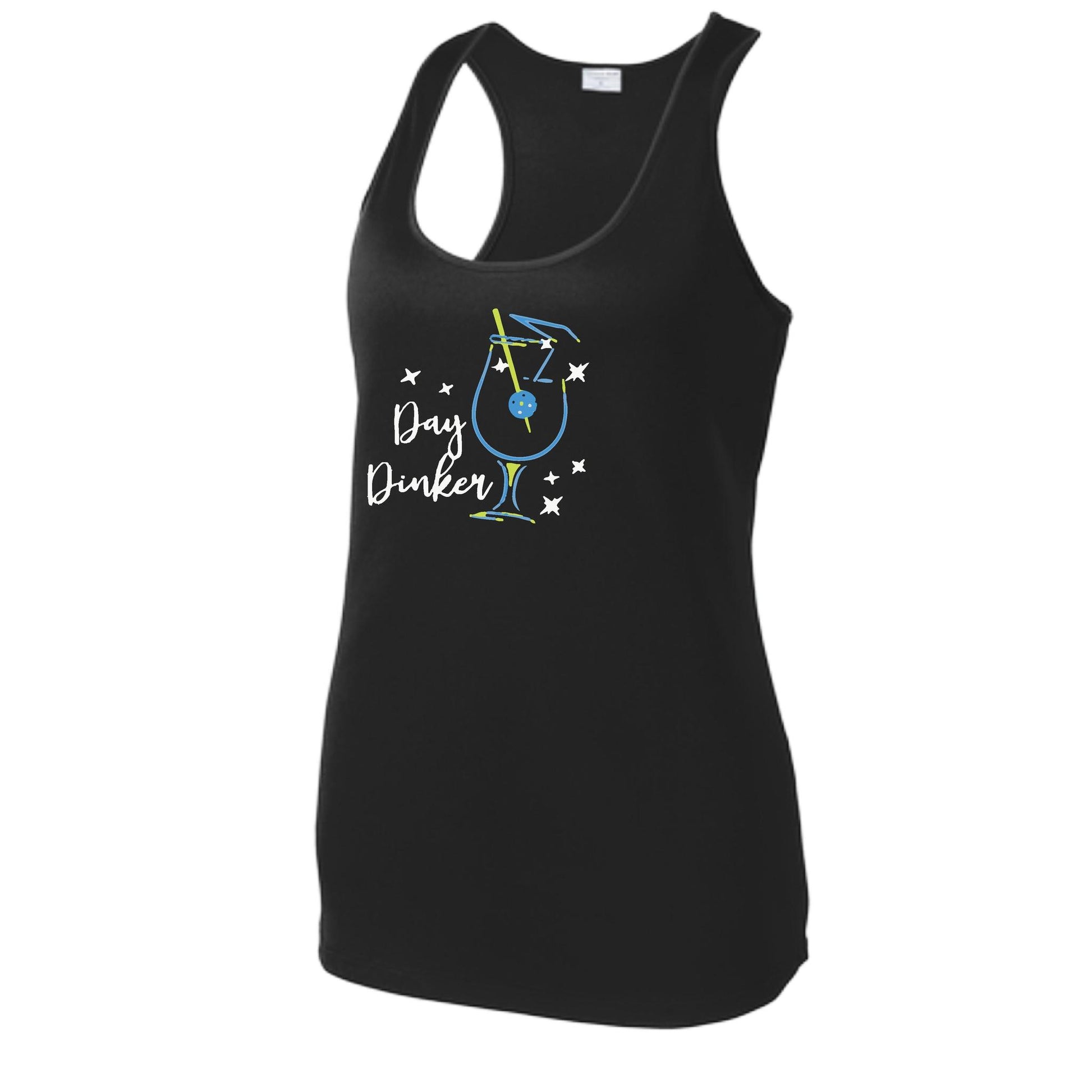 Day Dinker Pickleball Olive | Women's Racerback Pickleball Tank | 100% Polyester