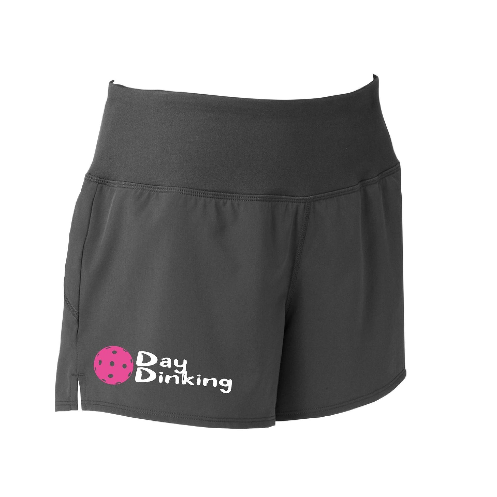Day Dinking (Pickleball Colors Cyan Green Orange Pink Stars) | Women's Pickleball Shorts