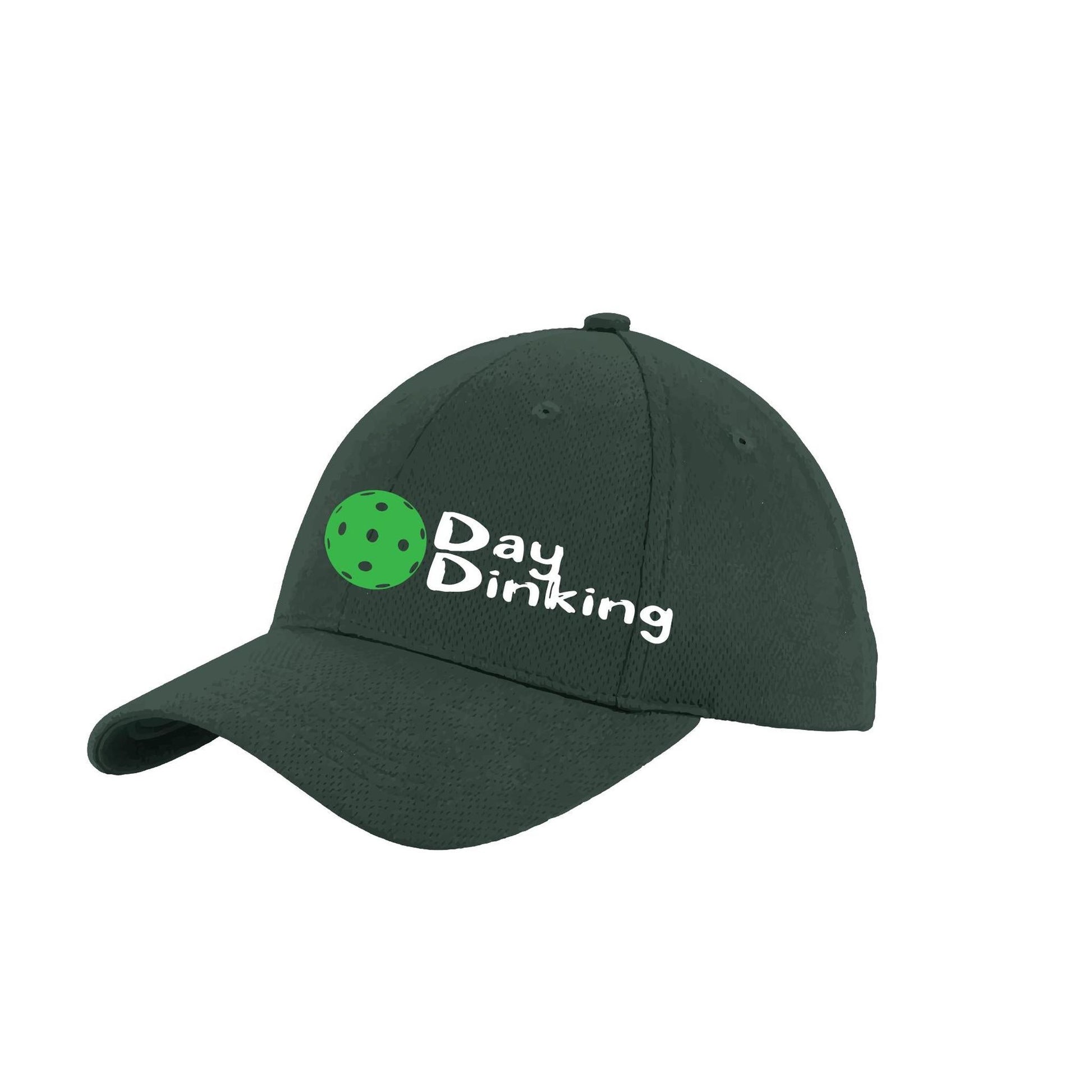 Day Dinking with Pickleballs (Customizable) | Pickleball Hat | Moisture-Wicking 100% Polyester