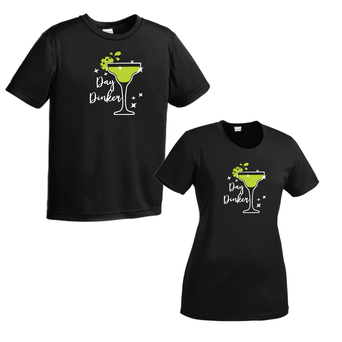 Mixed Partner Day Dinker Lime Matching Black Shirts | Save 15%