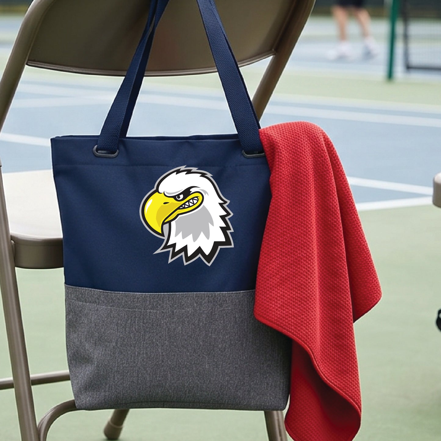 Jean Massieu School of the Deaf High School Pickleball Tote Bag Sports Tote for Pickleball Players Gift Court Carryall Team Gift