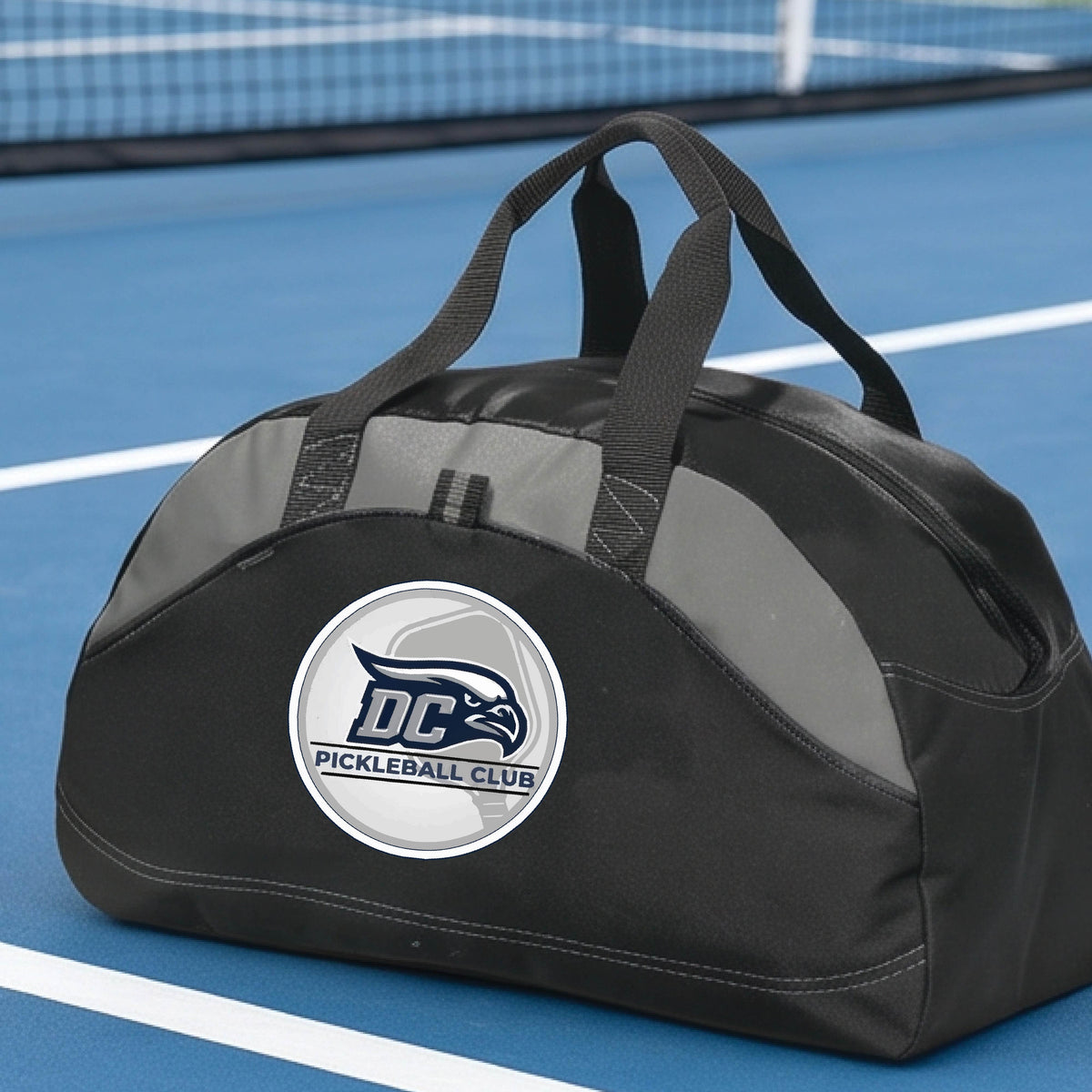 Deer Creek High School Personalized UHSPA Black Team Duffel Bag – Pickleball & Weekend Travel Bag