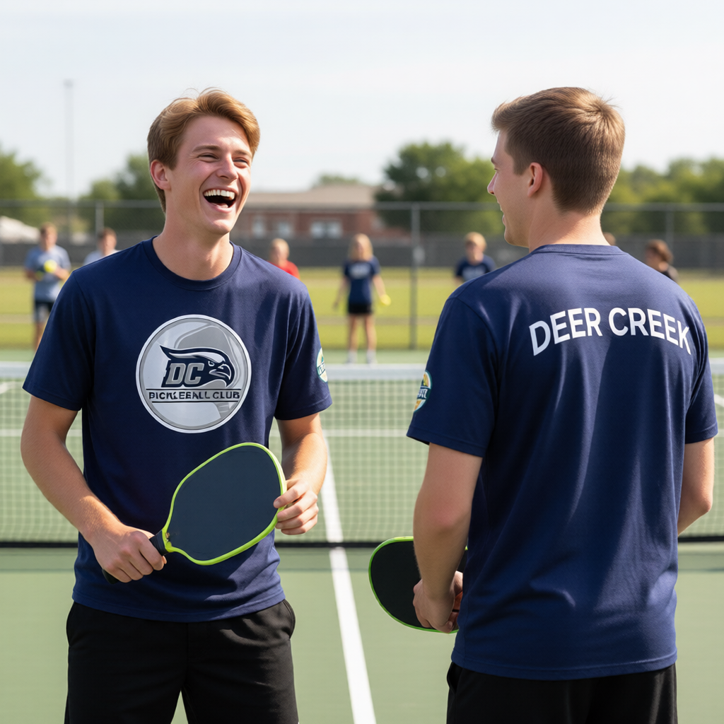 Deer Creek High USHPA | Men's Short Sleeve Crewneck T-Shirts | 100% Polyester