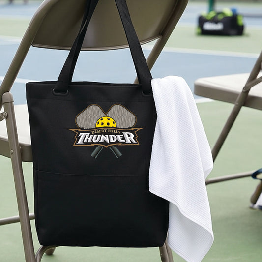 Desert HIlls High School Pickleball Tote Bag Sports Tote for Pickleball Players Gift Court Carryall Team Gift
