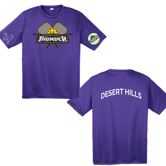 Desert Hills High USHPA | Men's Short Sleeve Crewneck T-Shirts | 100% Polyester