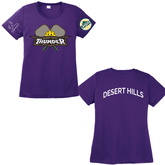 Desert Hills High UHSPA | Women's Short Sleeve Crewneck T-Shirts | 100% Polyester