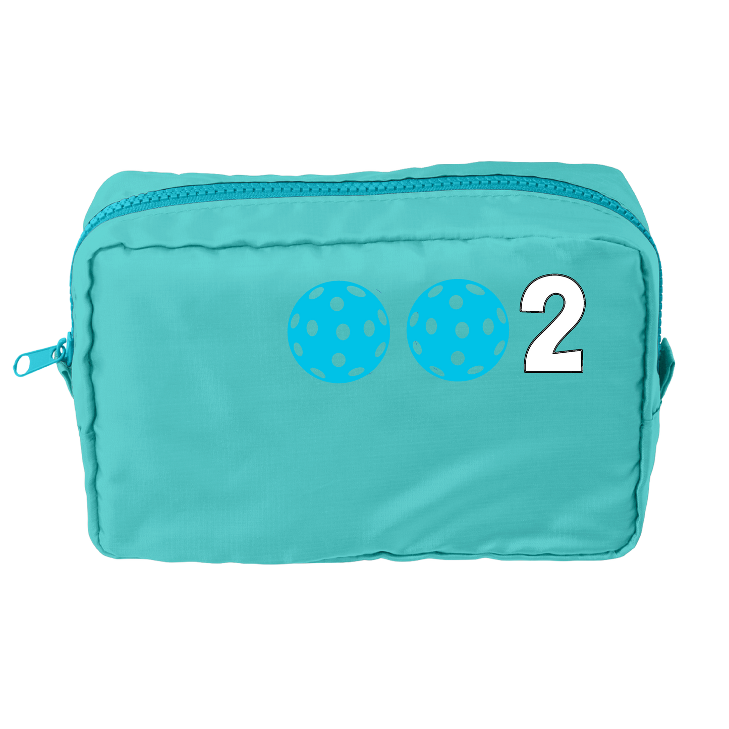 002 Pickleball (Customizable) | Pickleball Dimensional Pouch Bag | Small Size Court Dimensional Bag