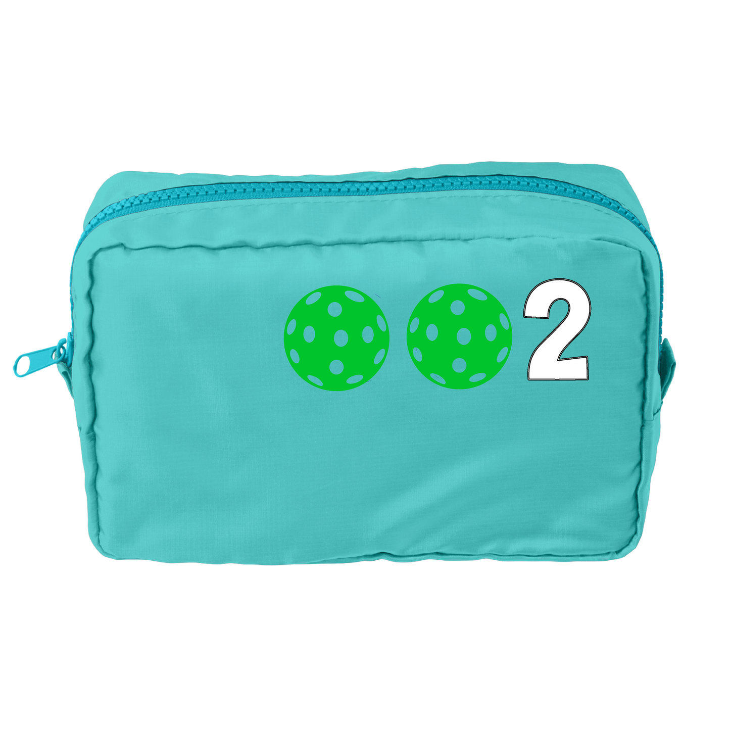 002 Pickleball (Customizable) | Pickleball Dimensional Pouch Bag | Small Size Court Dimensional Bag