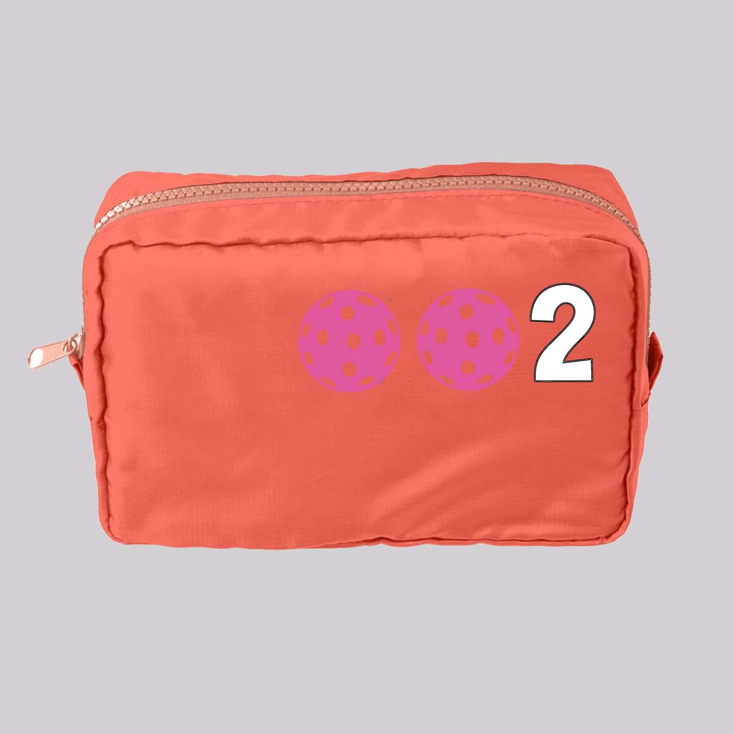 002 Pickleball (Customizable) | Pickleball Dimensional Pouch Bag | Small Size Court Dimensional Bag