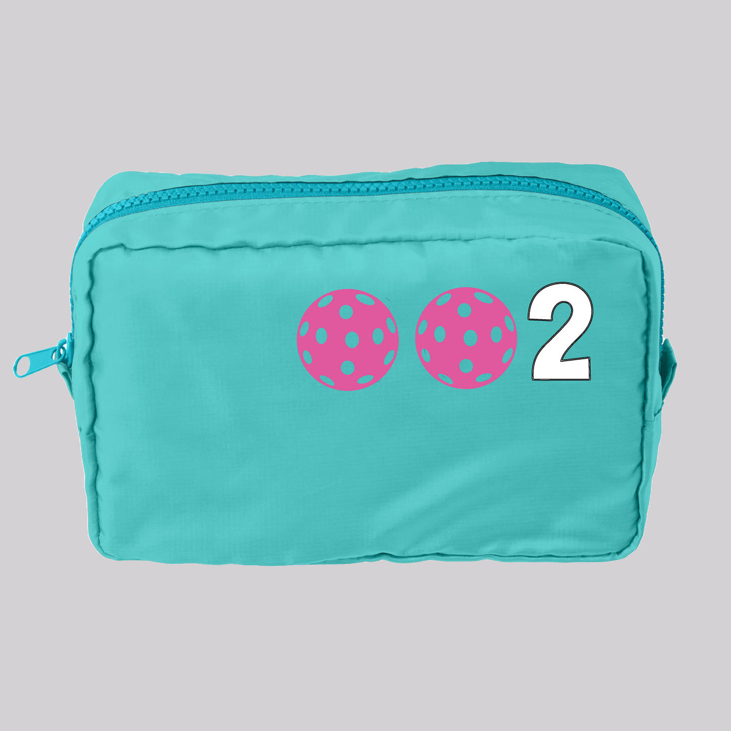 002 Pickleball (Customizable) | Pickleball Dimensional Pouch Bag | Small Size Court Dimensional Bag