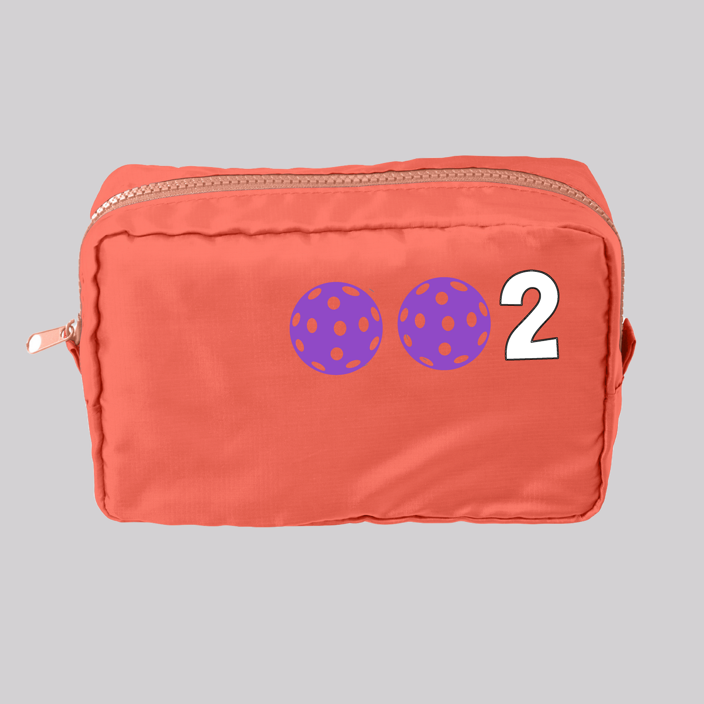 002 Pickleball (Customizable) | Pickleball Dimensional Pouch Bag | Small Size Court Dimensional Bag