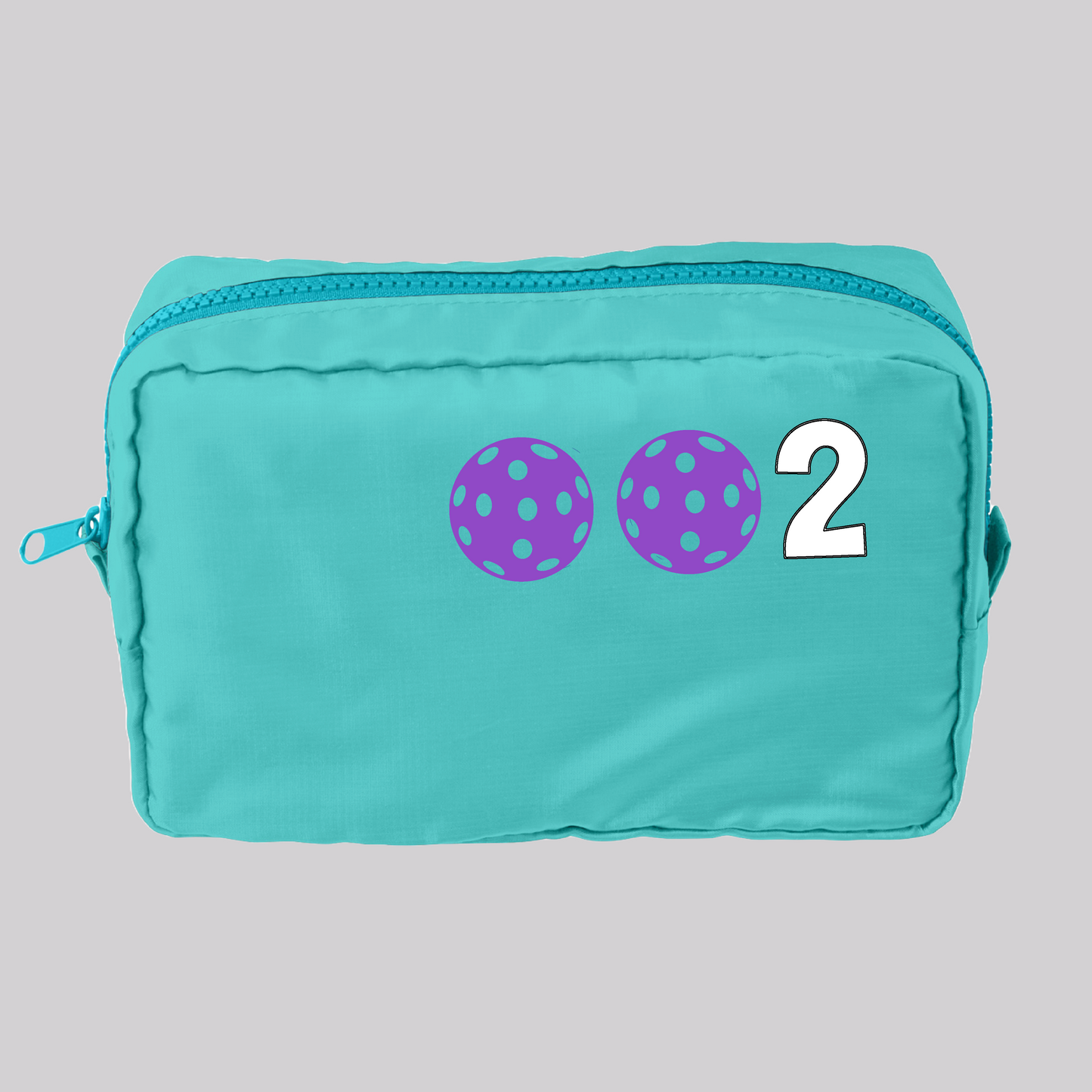 002 Pickleball (Customizable) | Pickleball Dimensional Pouch Bag | Small Size Court Dimensional Bag