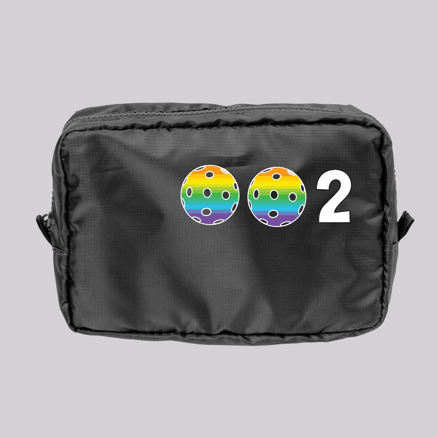 002 Pickleball (Customizable) | Pickleball Dimensional Pouch Bag | Small Size Court Dimensional Bag