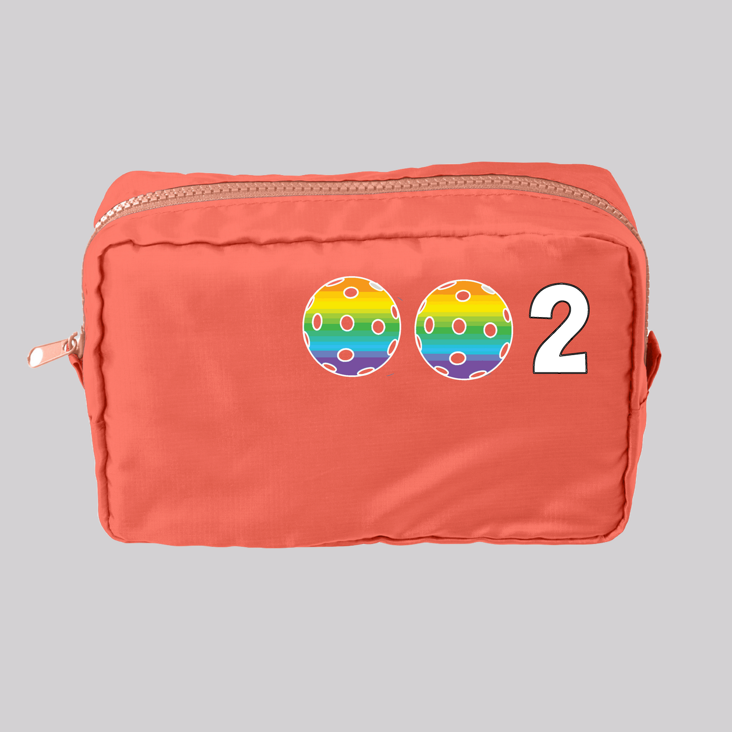 002 Pickleball (Customizable) | Pickleball Dimensional Pouch Bag | Small Size Court Dimensional Bag