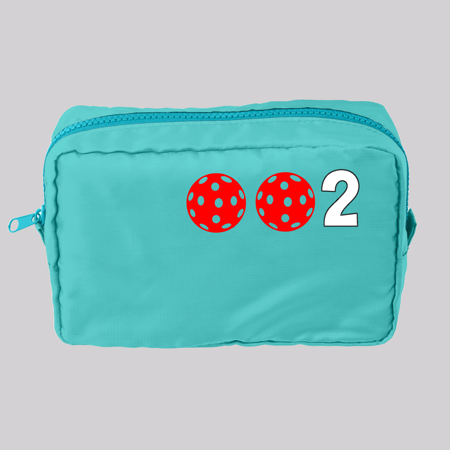 002 Pickleball (Customizable) | Pickleball Dimensional Pouch Bag | Small Size Court Dimensional Bag