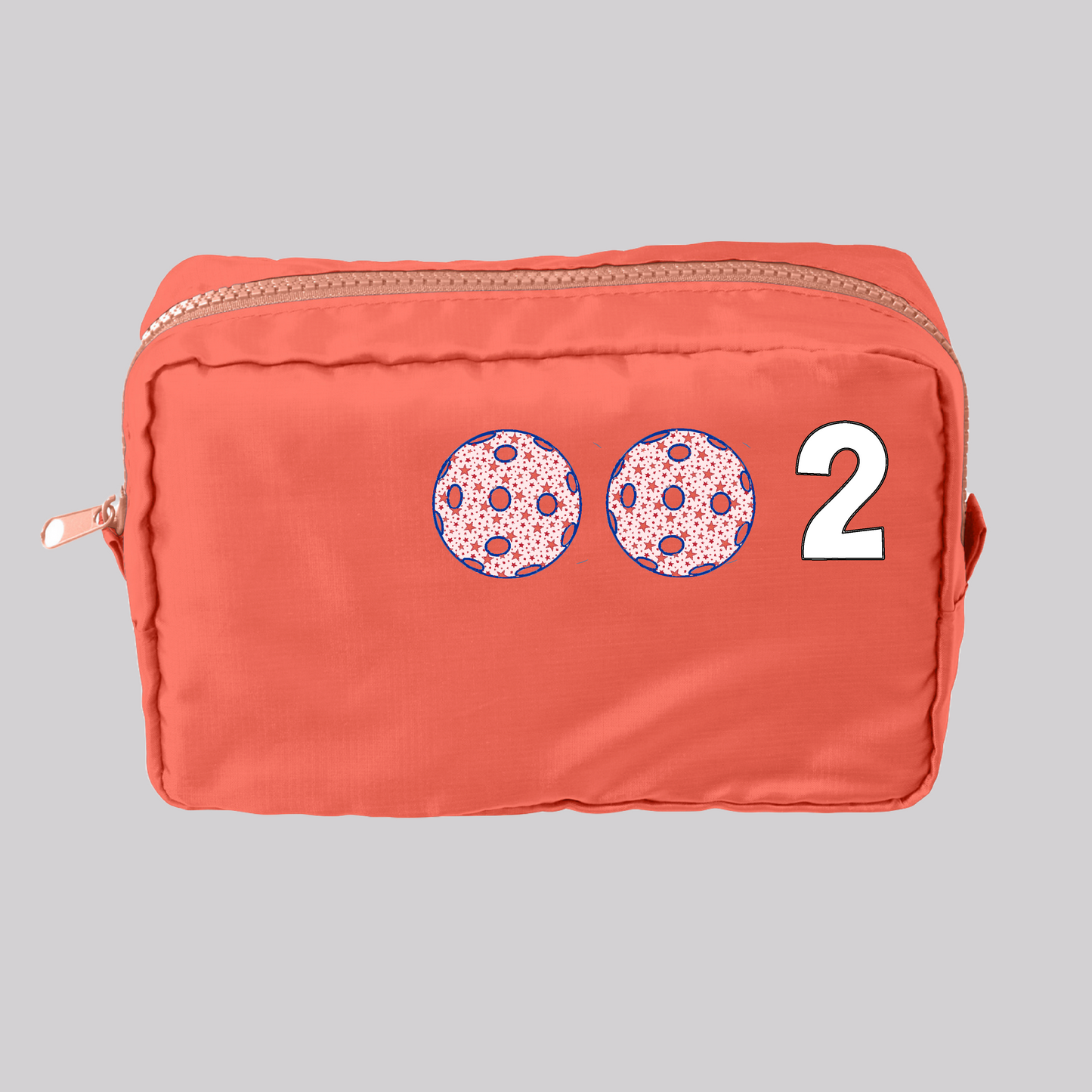 002 Pickleball (Customizable) | Pickleball Dimensional Pouch Bag | Small Size Court Dimensional Bag