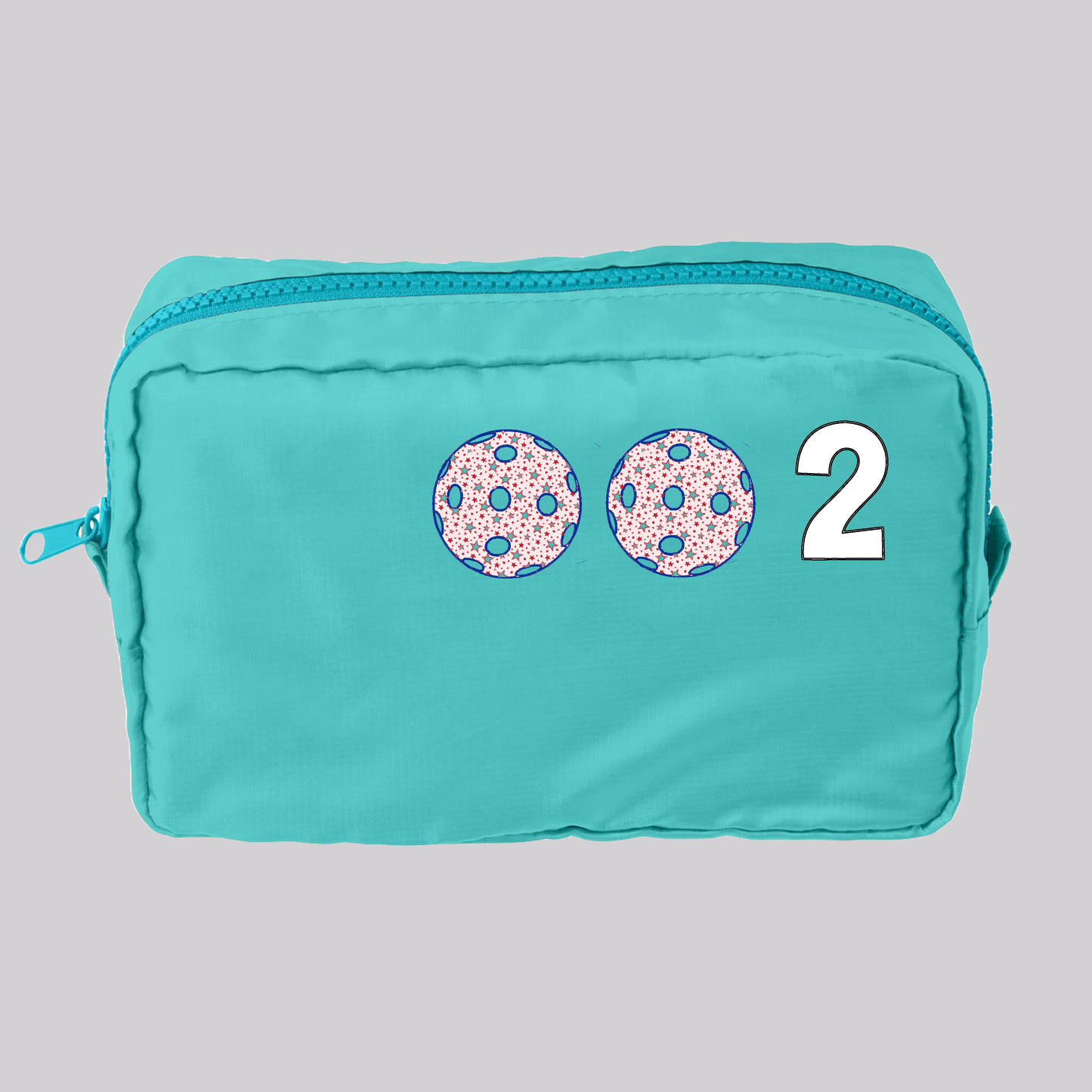 002 Pickleball (Customizable) | Pickleball Dimensional Pouch Bag | Small Size Court Dimensional Bag