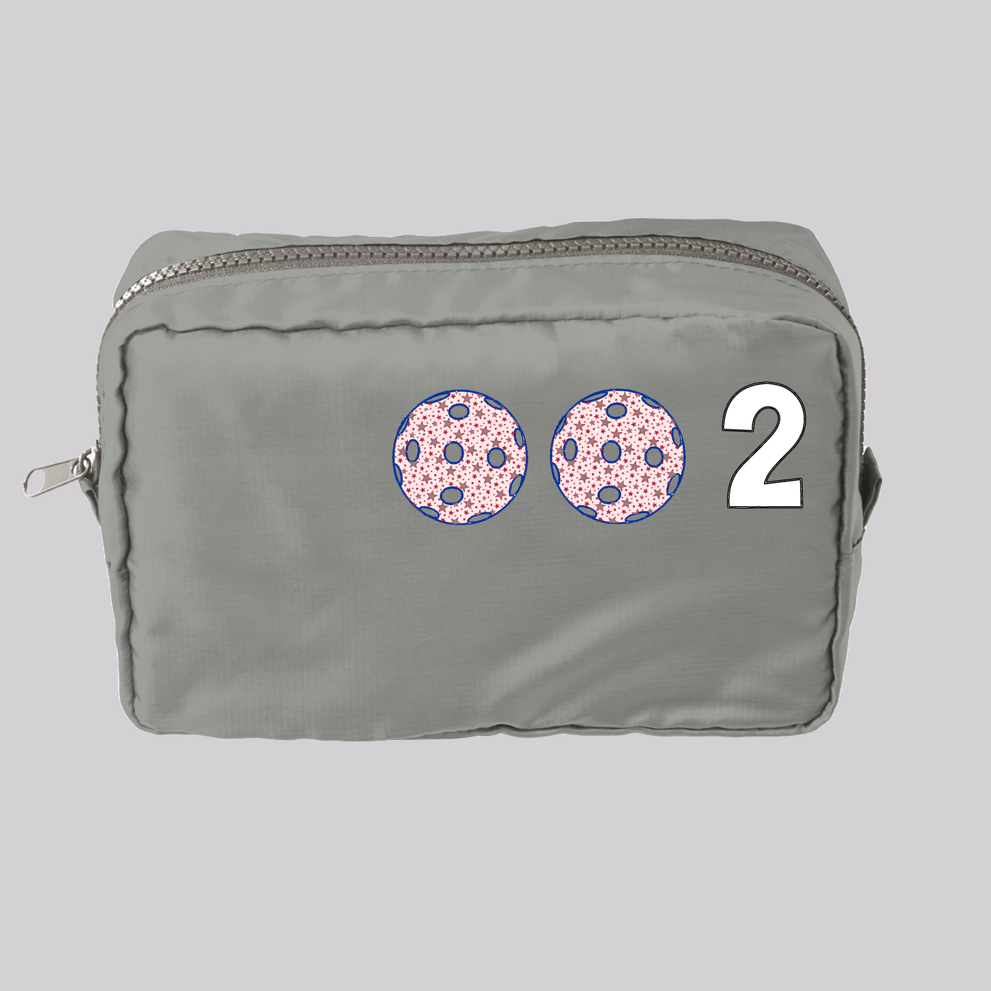 002 Pickleball (Customizable) | Pickleball Dimensional Pouch Bag | Small Size Court Dimensional Bag