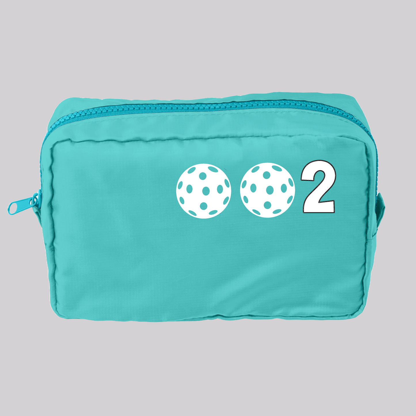 002 Pickleball (Customizable) | Pickleball Dimensional Pouch Bag | Small Size Court Dimensional Bag