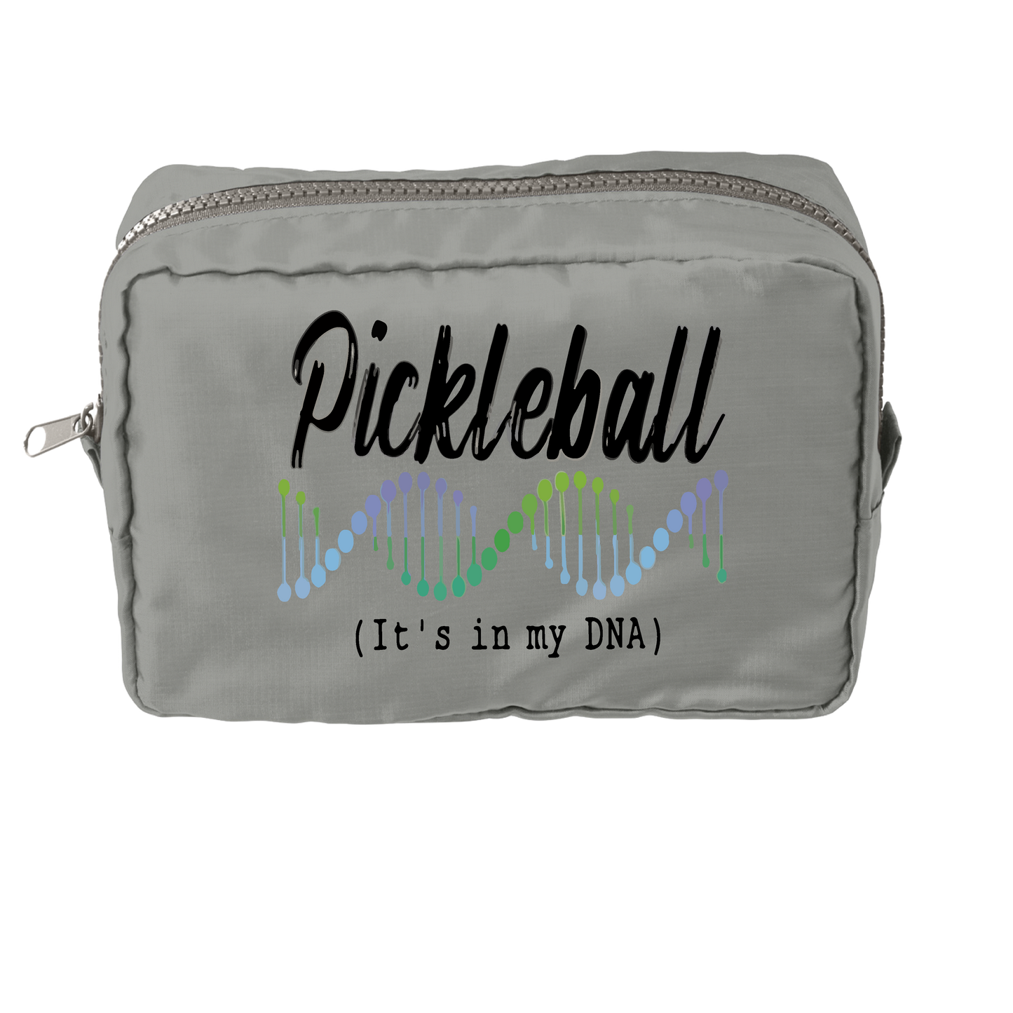 Pickleball Is In My DNA | Pickleball Dimensional Pouch Bag | Small Size Court Dimensional Bag