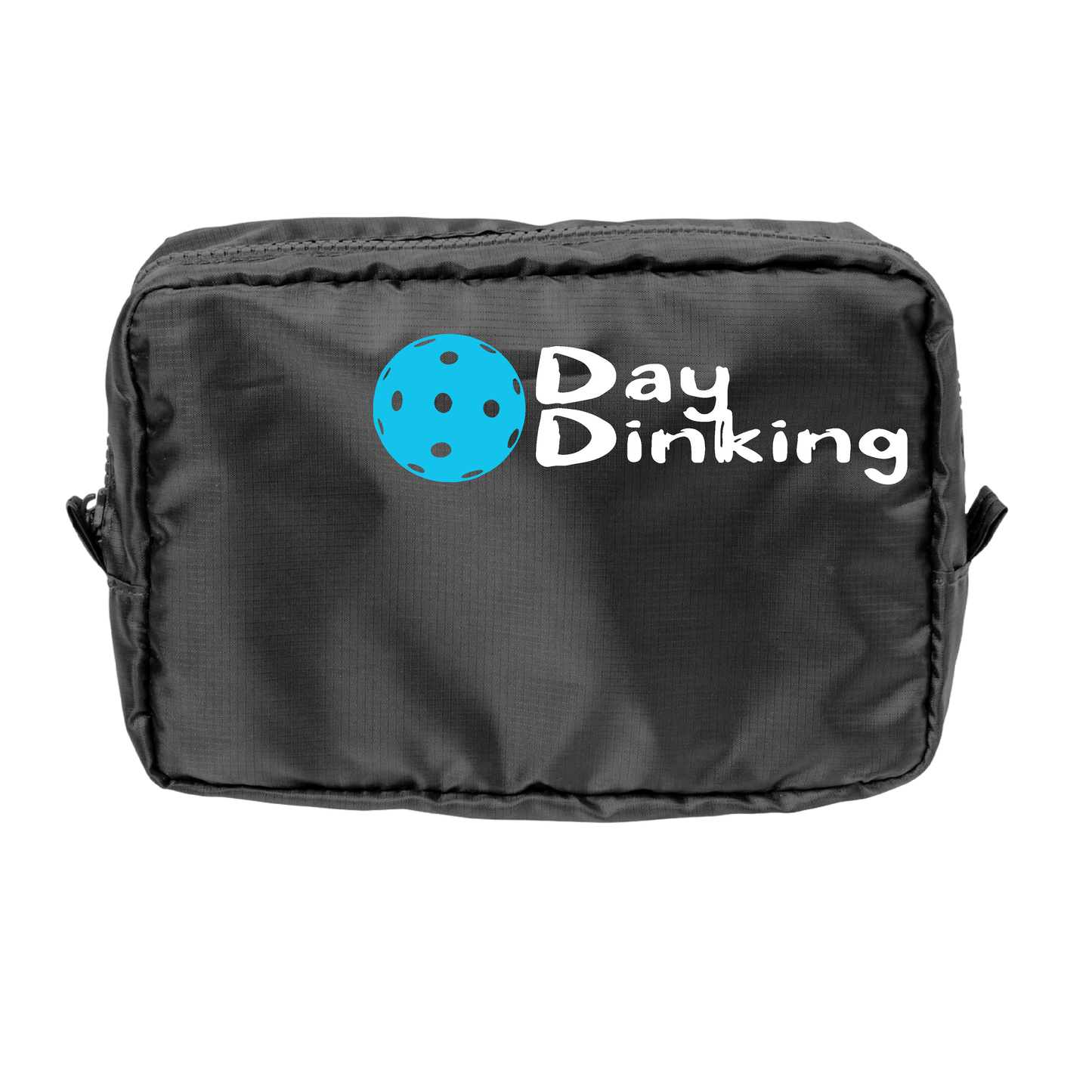 Day Dinking With Pickleballs (Customizable) | Pickleball Dimensional Pouch Bag | Small Size Court Dimensional Bag