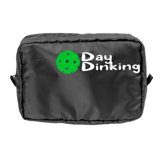 Day Dinking With Pickleballs (Customizable) | Pickleball Dimensional Pouch Bag | Small Size Court Dimensional Bag