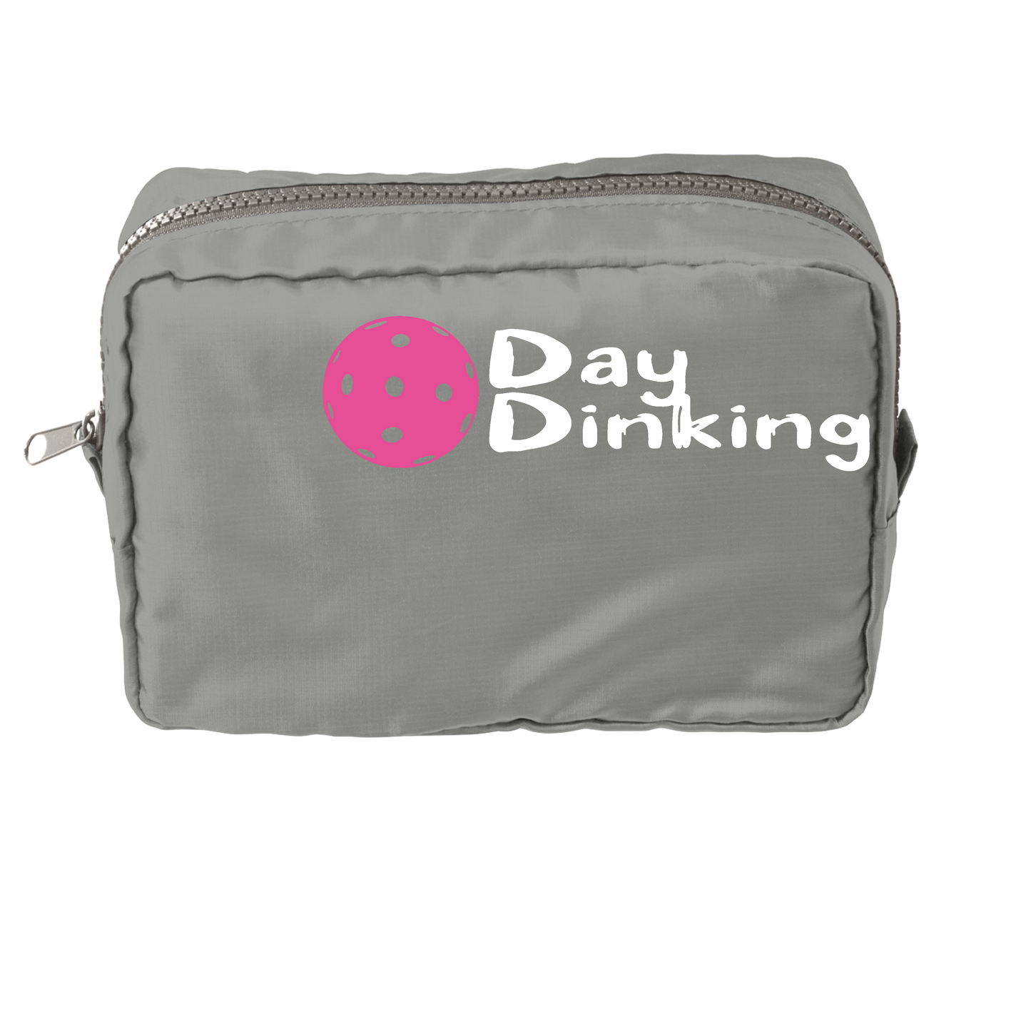 Day Dinking With Pickleballs (Customizable) | Pickleball Dimensional Pouch Bag | Small Size Court Dimensional Bag