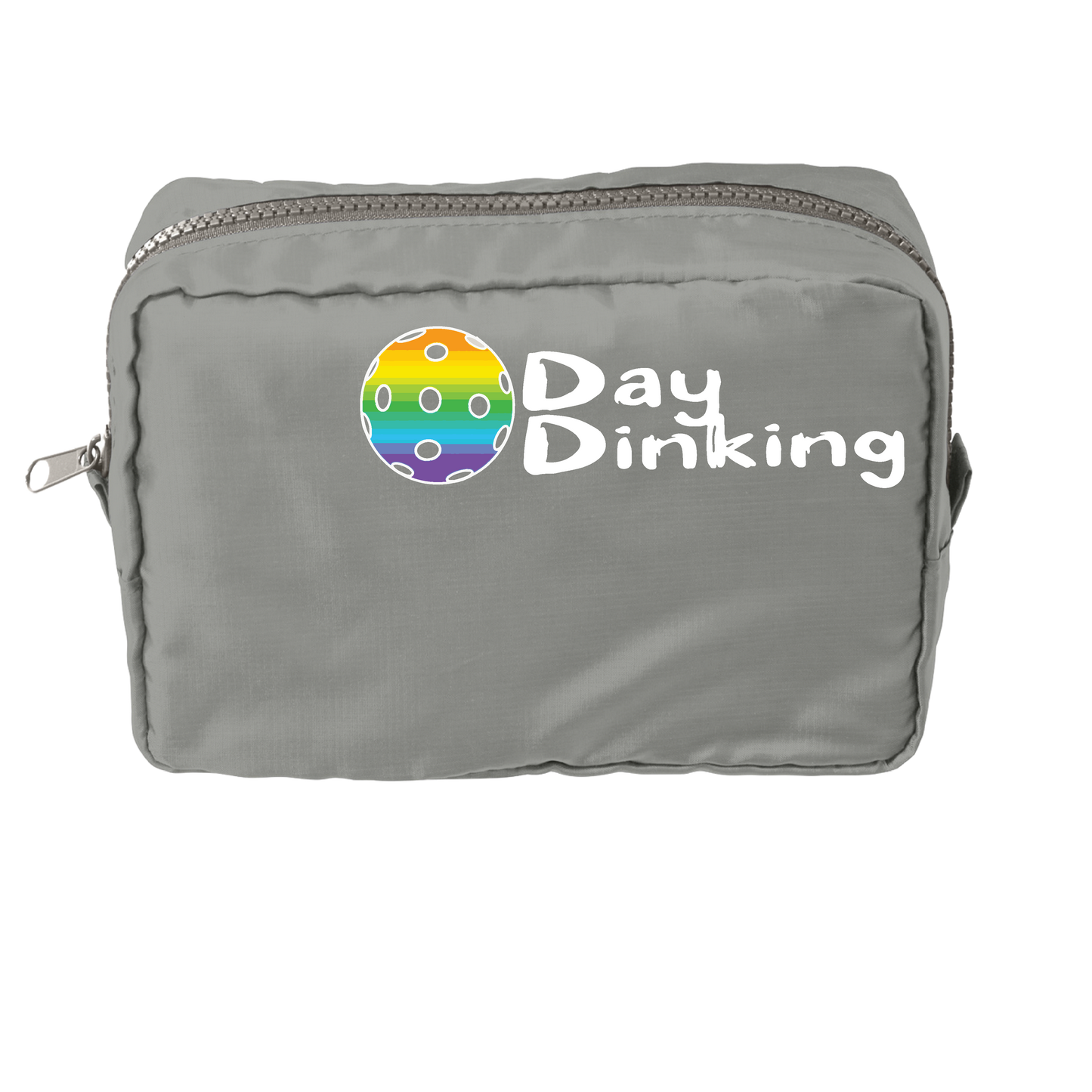 Day Dinking With Pickleballs (Customizable) | Pickleball Dimensional Pouch Bag | Small Size Court Dimensional Bag