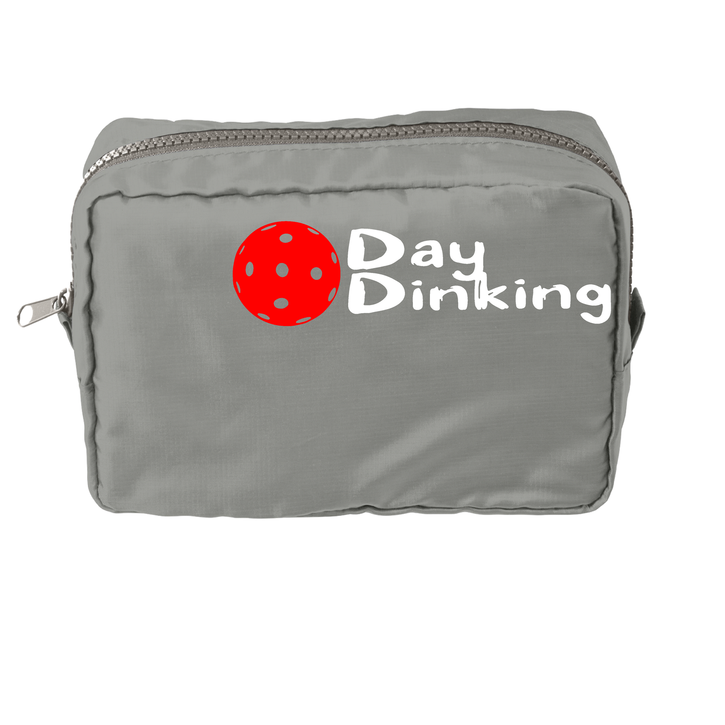 Day Dinking With Pickleballs (Customizable) | Pickleball Dimensional Pouch Bag | Small Size Court Dimensional Bag