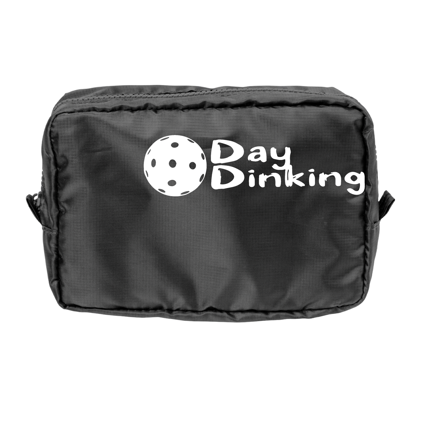 Day Dinking With Pickleballs (Customizable) | Pickleball Dimensional Pouch Bag | Small Size Court Dimensional Bag