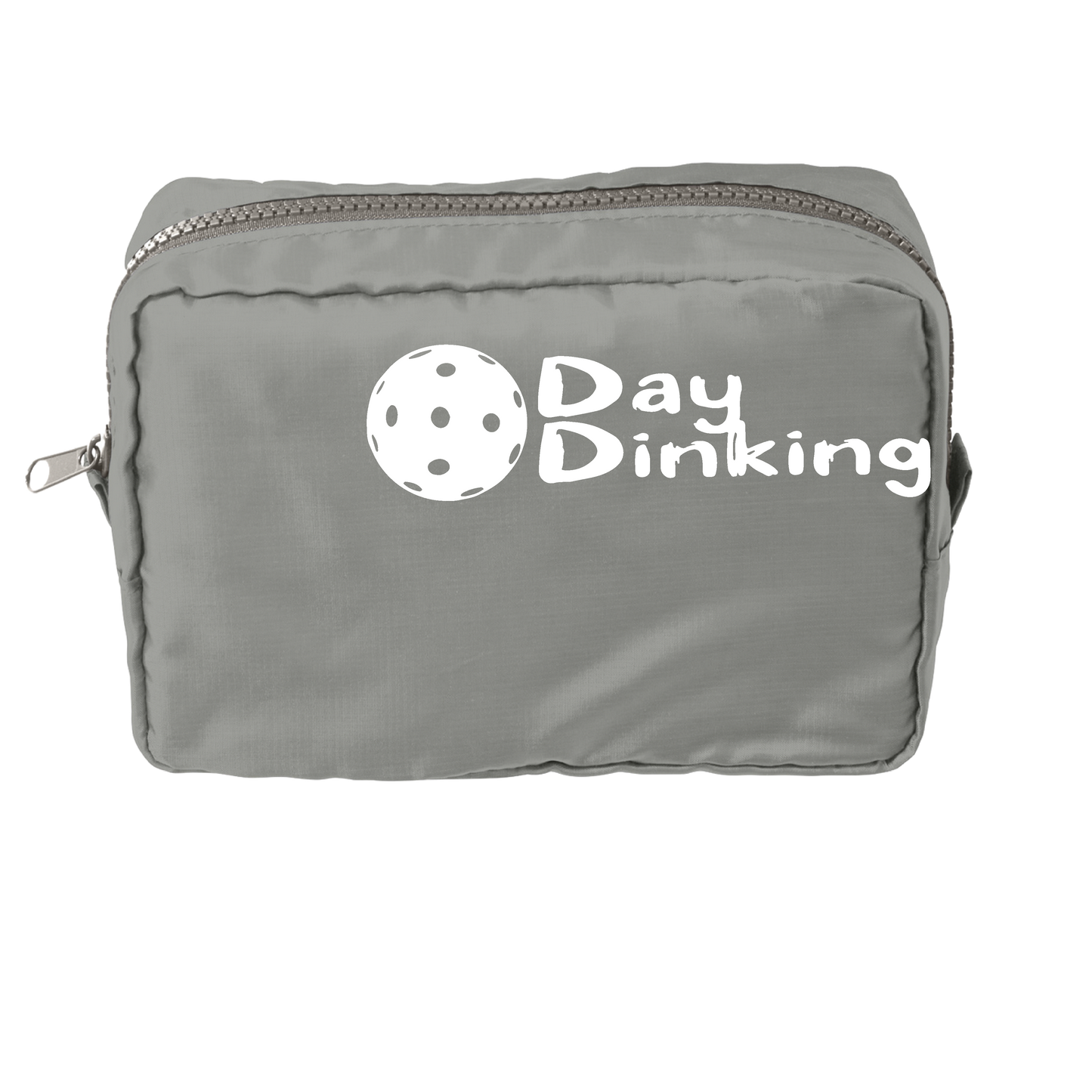 Day Dinking With Pickleballs (Customizable) | Pickleball Dimensional Pouch Bag | Small Size Court Dimensional Bag