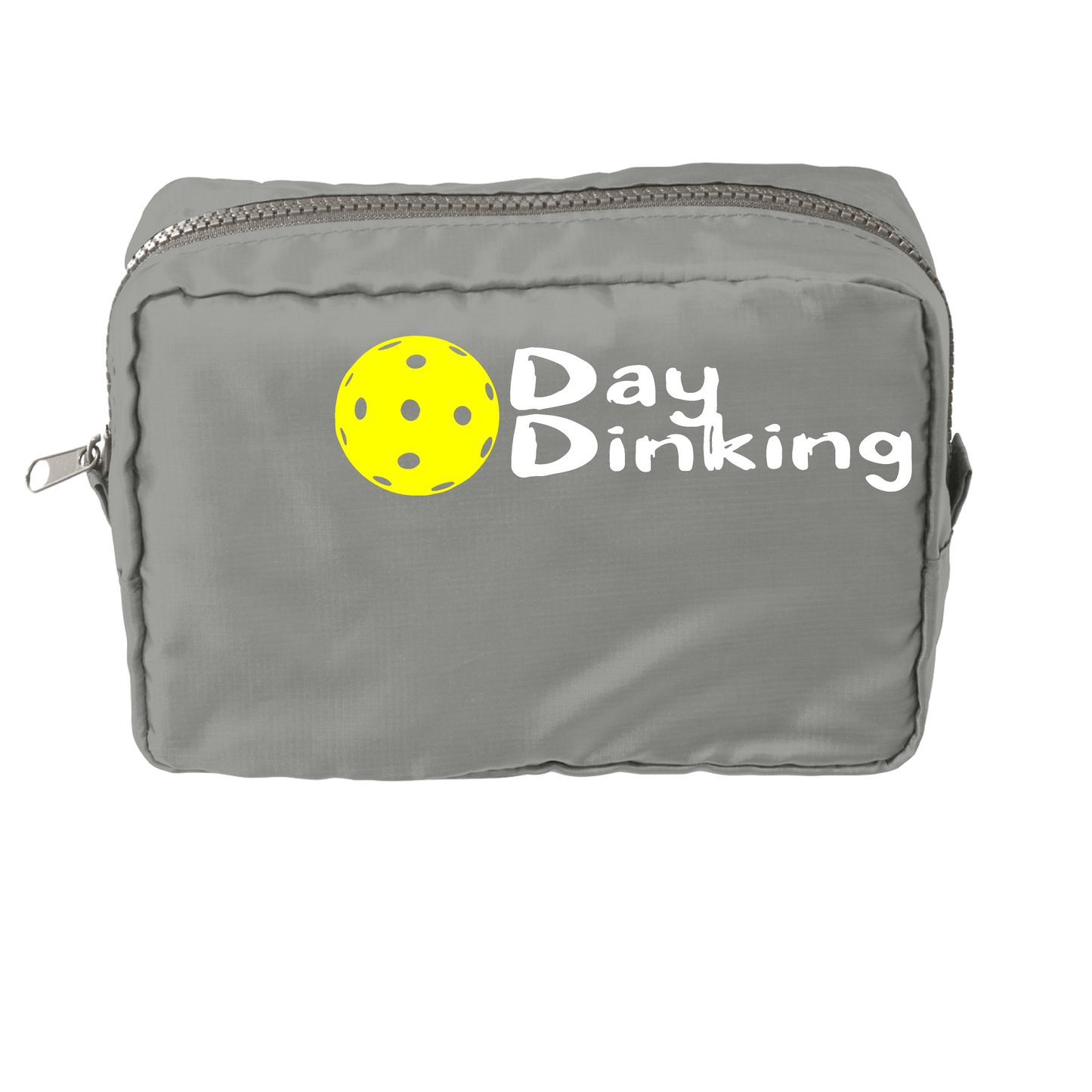 Day Dinking With Pickleballs (Customizable) | Pickleball Dimensional Pouch Bag | Small Size Court Dimensional Bag