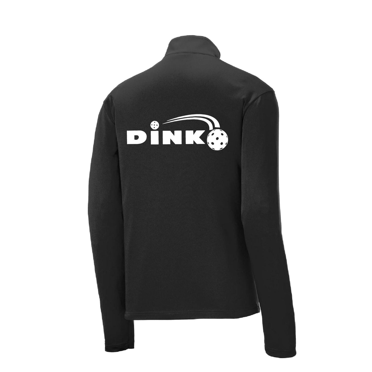 Dink | Men's 1/4 Zip Long Sleeve Pullover Athletic Performance Shirt | 100% Polyester