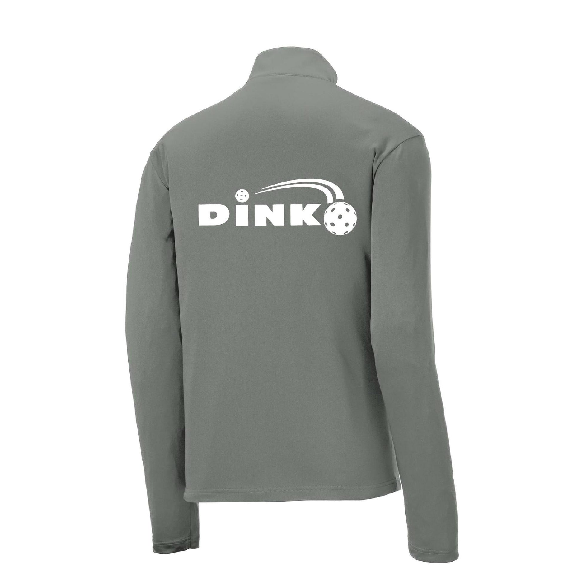 Dink | Men's 1/4 Zip Long Sleeve Pullover Athletic Performance Shirt | 100% Polyester