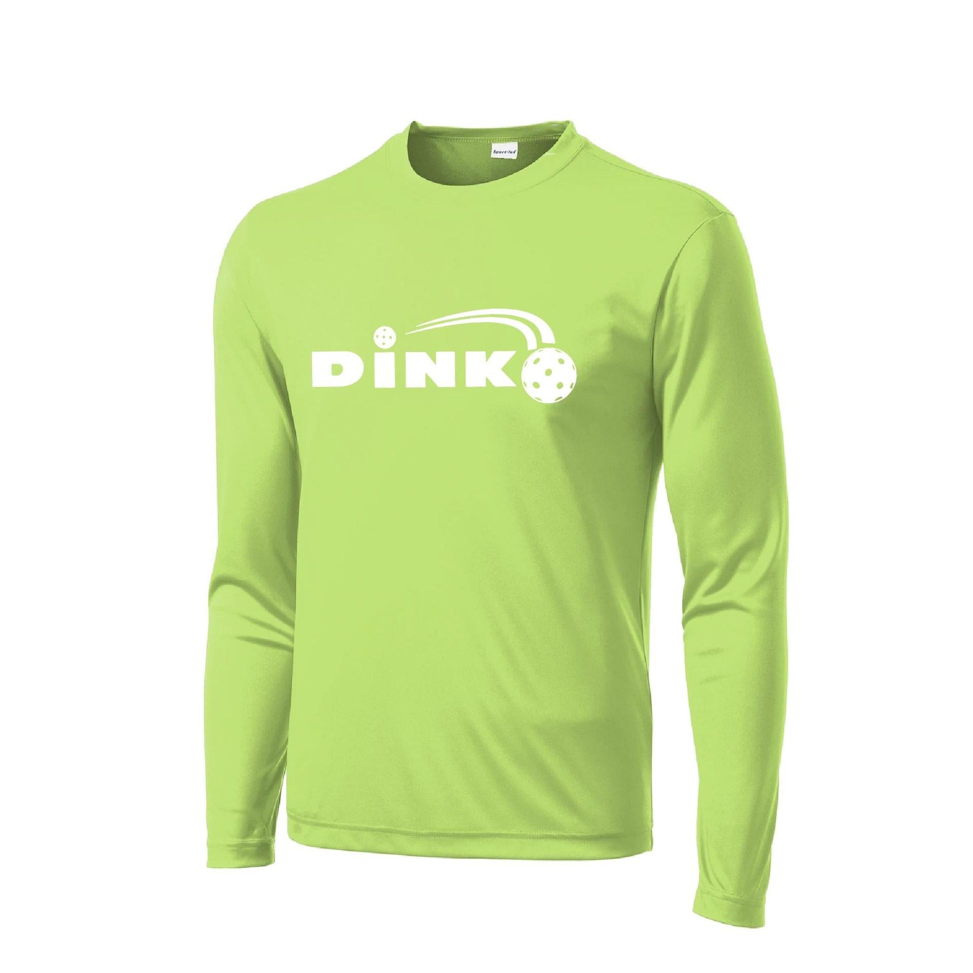 Dink | Men's Long Sleeve Athletic Performance T-Shirt | 100% Polyester