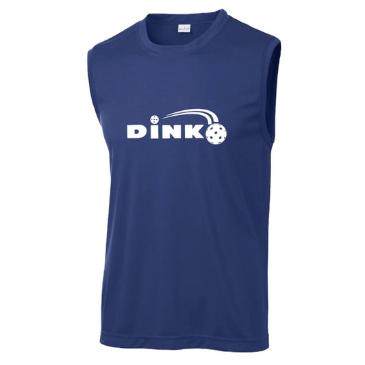 Dink | Men's Sleeveless Pickleball Performance T-Shirt | 100% Polyester