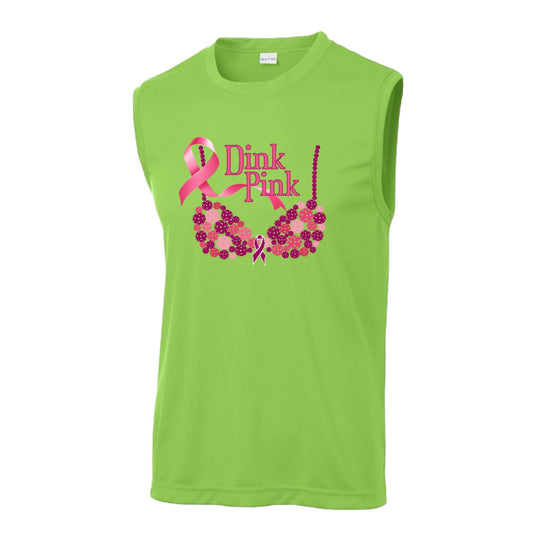 Dink Pink | Men's Sleeveless Athletic Performance T-Shirt | 100% Polyester