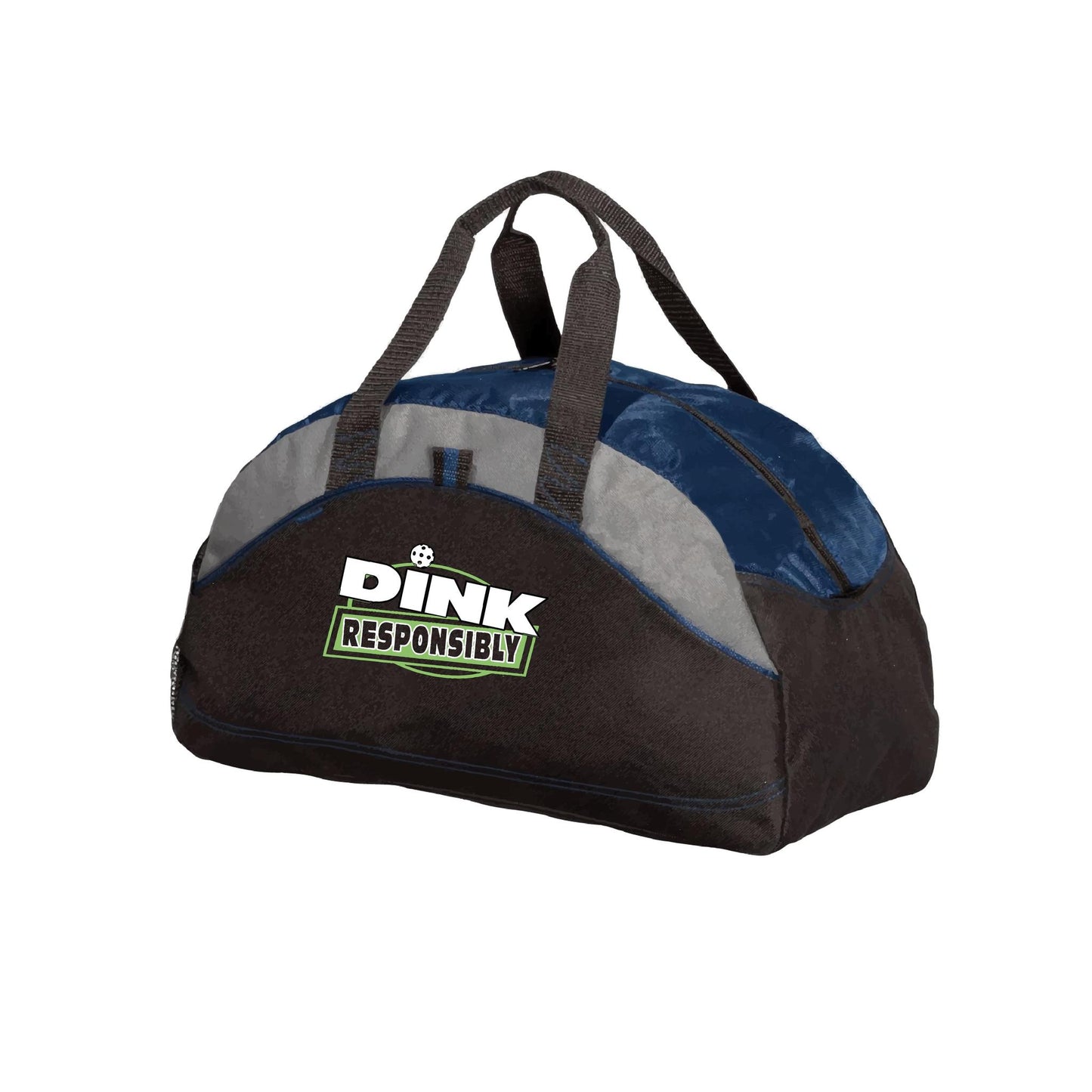 Dink Responsibly | Pickleball Sports Duffel | Medium Size Court Bag