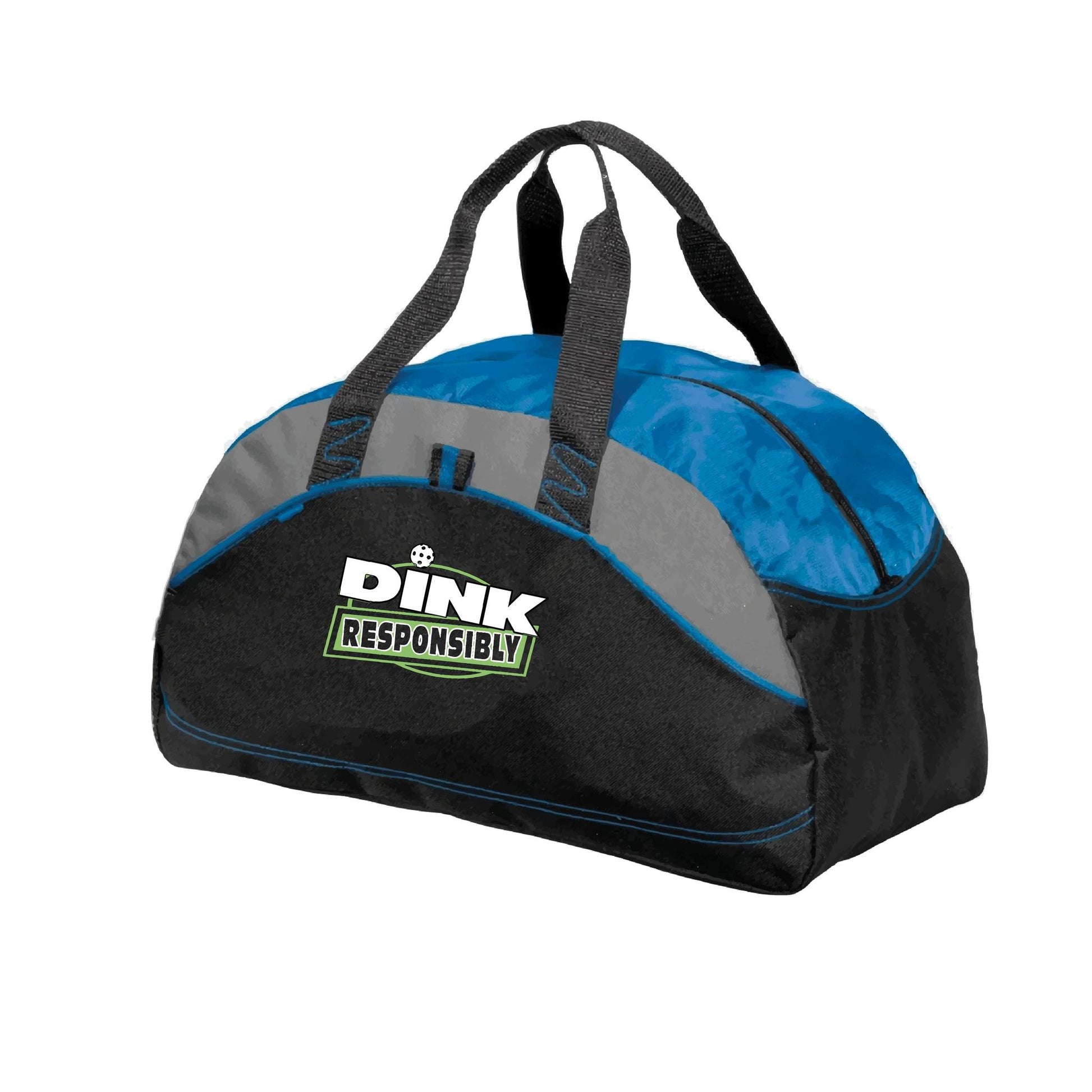 Dink Responsibly | Pickleball Sports Duffel | Medium Size Court Bag