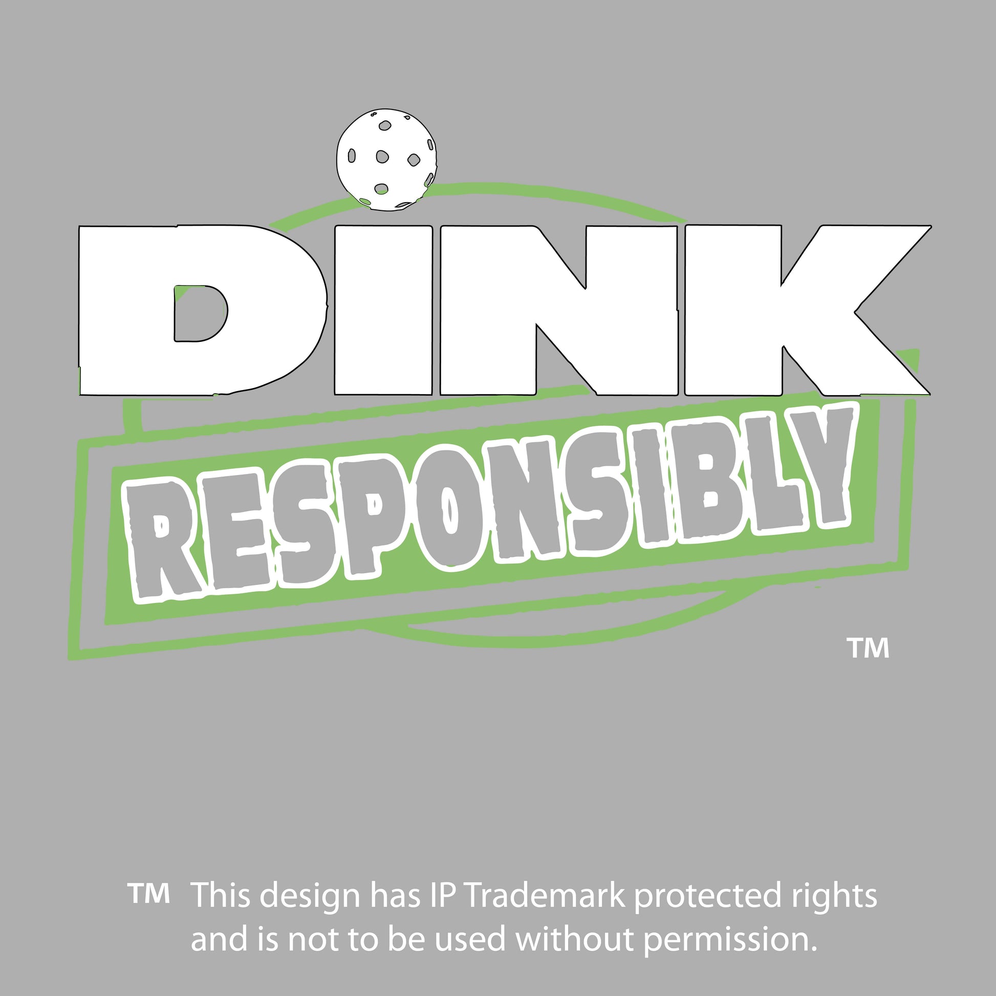 Dink Responsibly | Women's 1/4 Zip Pickleball Pullover Performance Shirt | 100% Polyester