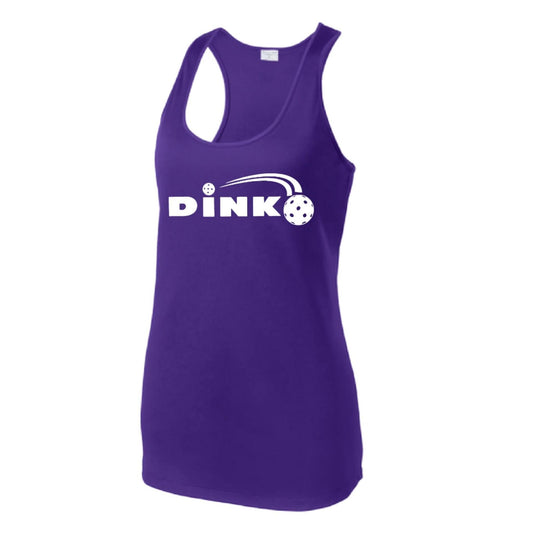 Dink | Women's Racerback Pickleball Tank | 100% Polyester