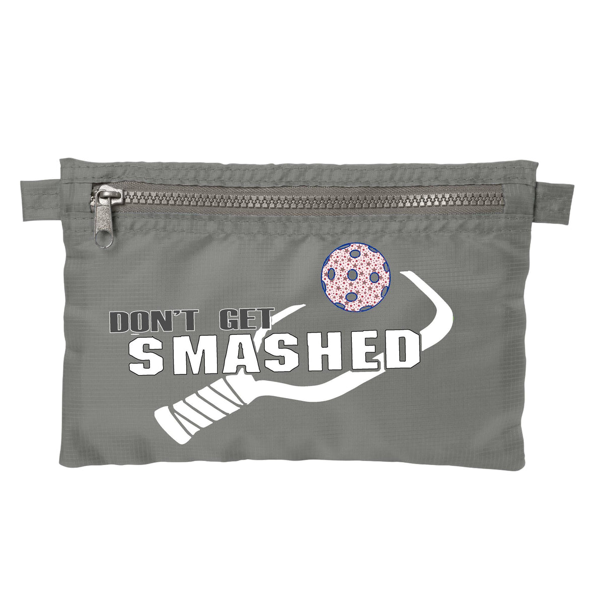 Don't Get Smashed (10 Custom Pickleball Colors) | Pickleball Cosmetic Stash Pouch Bag | Small Size Court Stash Bag