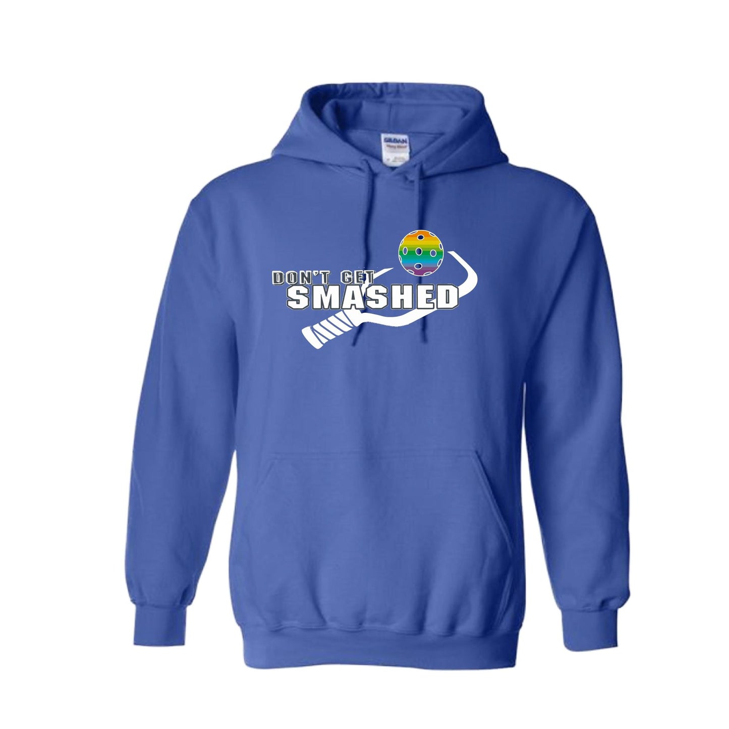 Don't Get Smashed (10 Custom Pickleball Colors) | Unisex Hoodie Pickleball Sweatshirt | 50% Cotton 50% Polyester